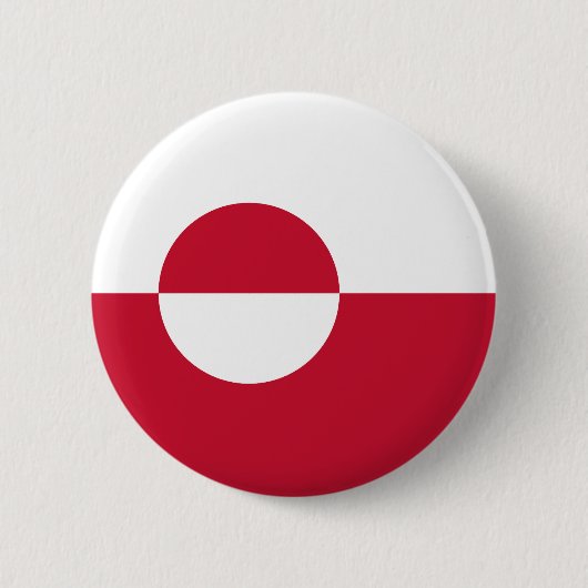 Grönländische Flagge Button (Vorderseite)