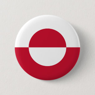 Grönländische Flagge Button