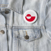Grönländische Flagge Button (Beispiel)
