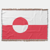 Grönländische Flagge Decke (Vorderseite)