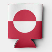 Grönländische Flagge Dosenkühler (Vorderseite)
