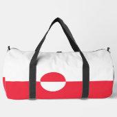 Grönländische Flagge Duffle Bag (Vorderseite)