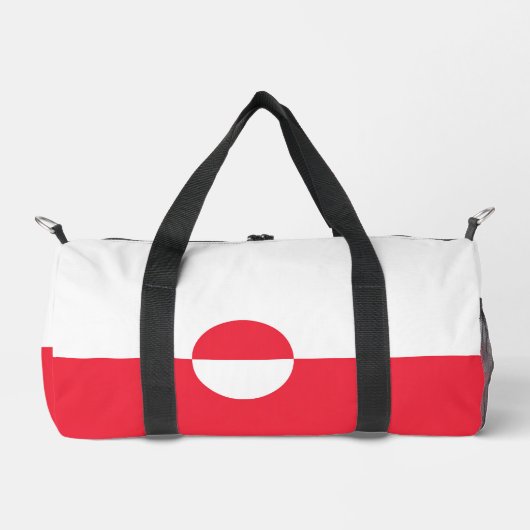 Grönländische Flagge Duffle Bag (Vorderseite)