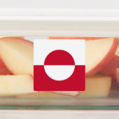 Grönländische Flagge Etiketten (Befestigt)