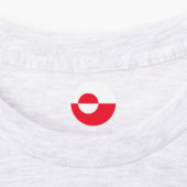 Grönländische Flagge Etiketten (Befestigt)