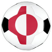 Grönländische Flagge Fußball (Gedreht)