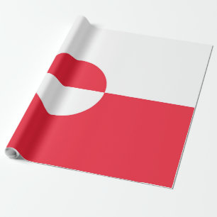 Grönländische Flagge Geschenkpapier