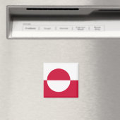 Grönländische Flagge GL Magnet (In Situ (Geschirrspüler))