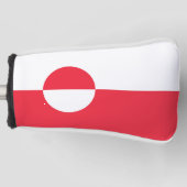Grönländische Flagge Golf Headcover (Vorderseite)