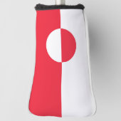 Grönländische Flagge Golf Headcover (Rotieren 90)