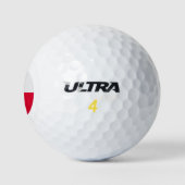 Grönländische Flagge Golfball (Logo)