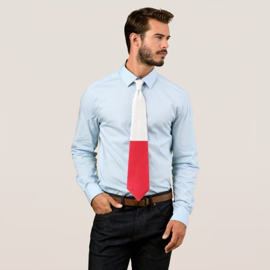 Grönländische Flagge Krawatte (Beispiel)