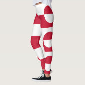 Grönländische Flagge Leggings (Links)