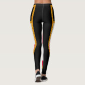 Grönländische Flagge Leggings (Rückseite)