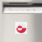 Grönländische Flagge Magnet (In Situ (Geschirrspüler))