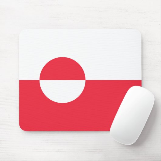 Grönländische Flagge Mousepad (Mit Mouse)