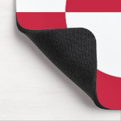 Grönländische Flagge Mousepad (Ecke)