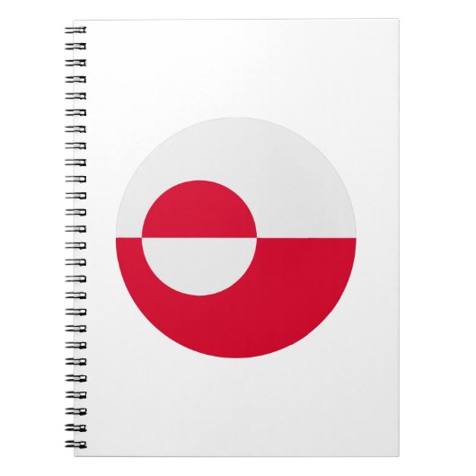 Grönländische Flagge Notizblock (Vorderseite)