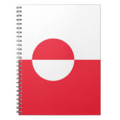 Grönländische Flagge Notizblock (Vorderseite)