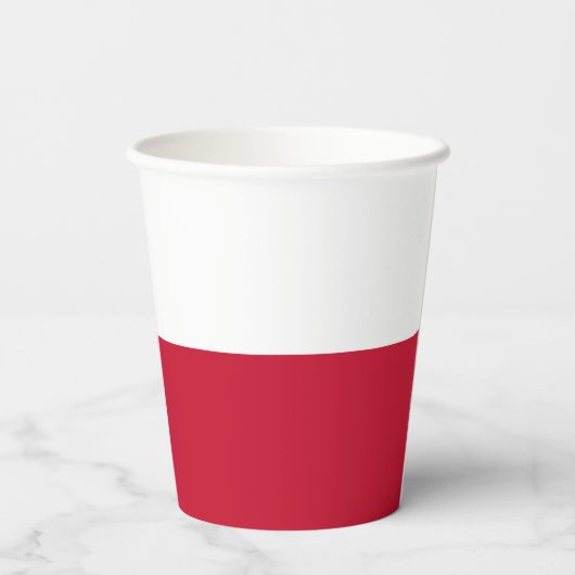 Grönländische Flagge Pappbecher (Rückseite)