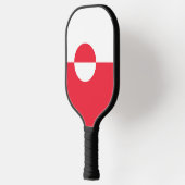 Grönländische Flagge Pickleball Schläger (Links)