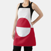 Grönländische Flagge Schürze (InSitu)