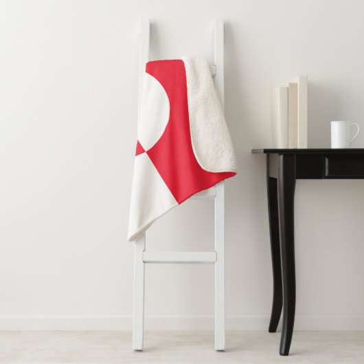 Grönländische Flagge Sherpadecke (Beispiel)