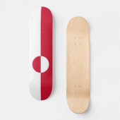 Grönländische Flagge Skateboard (Vorderseite)