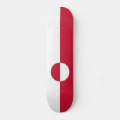 Grönländische Flagge Skateboard (Vorderseite)