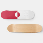 Grönländische Flagge Skateboard (Horizontal)