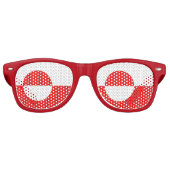 Grönländische Flagge Sonnenbrille (Vorderseite)