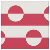 Grönländische Flagge Stoff (Nahaufnahme)