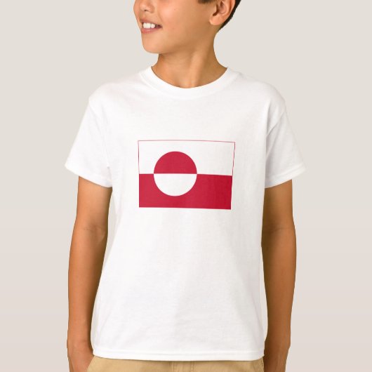 Grönländische Flagge T-Shirt (Vorderseite)