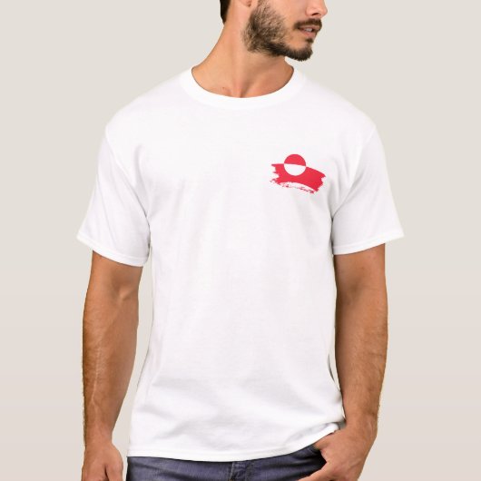 Grönländische Flagge T-Shirt (Vorderseite)