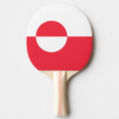 Grönländische Flagge Tischtennis Schläger (Vorderseite)
