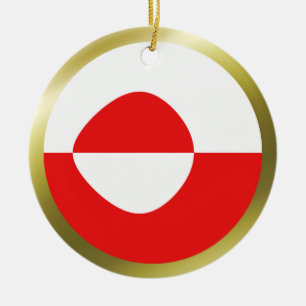 Grönländische Flaggenverzierung Keramik Ornament