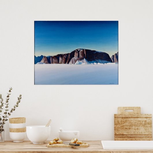 Grönländische Küste Poster (Küche)