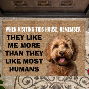 Groodle personalisiert Doormat Fußmatte