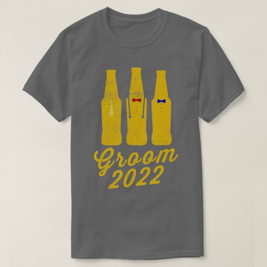 Groom 2022 Funny Trauzeugen Bachelor Party T-Shirt (Design vorne)