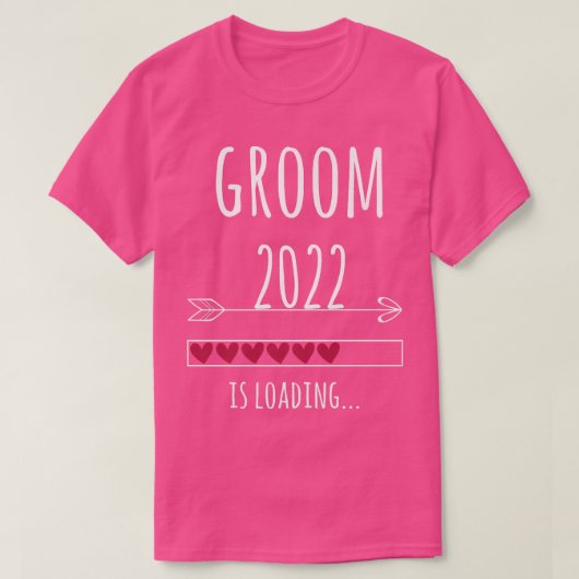 Groom 2022 Wedding Engagement Groom T-Shirt (Design vorne)