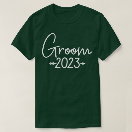 Groom 2023 für Hochzeit oder Junggesellen T-Shirt (Design vorne)