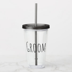 Groom  acryltrinkbecher