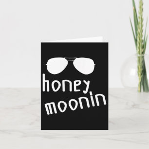 Groom and Bride Honey Moonin Paare Hochzeit lustig Karte