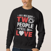 Groom and Bride Sweatshirt (Vorderseite)