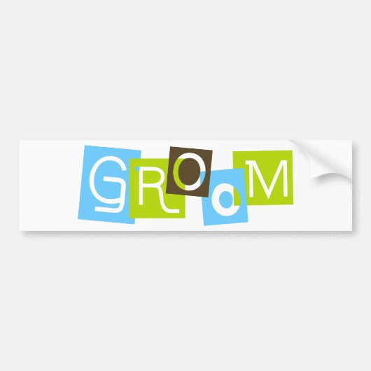 Groom Autoaufkleber (Vorne)