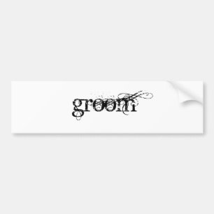Groom Autoaufkleber