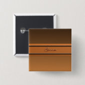 Groom Autumn Blume Solid Button (Vorne & Hinten)