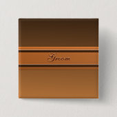 Groom Autumn Blume Solid Button (Vorderseite)