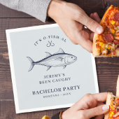 Groom Bachelor Party Angeltour Wochenende Serviette