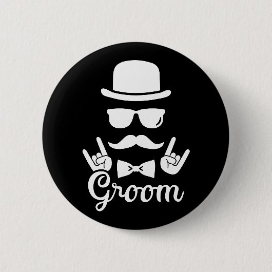 Groom Bachelor Party Button (Vorderseite)